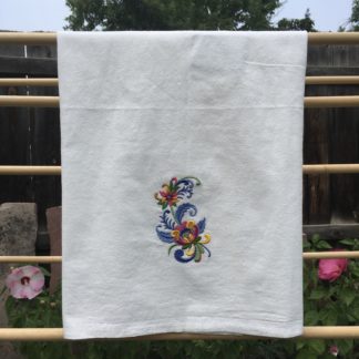Flour Sack Dish Towel with Astrid Design